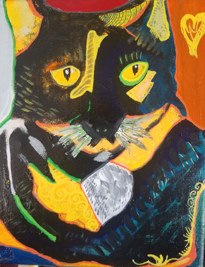 Patchwork kitty